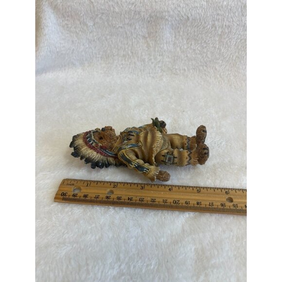 Boyds Bears and Friends Resin Native American Indian Chief Sitting Bear Figurine - Picture 8 of 8